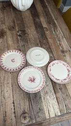 4 ontbijt bordjes Comptoir de famille, Ophalen of Verzenden
