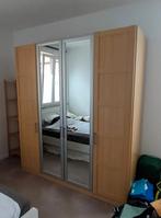 Kleerkast met spiegel - 4 delen, Huis en Inrichting, Kasten | Kleerkasten, Ophalen, Zo goed als nieuw