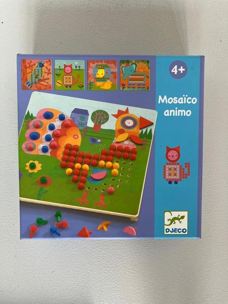 Djeco Mosaïco animaux, Kinderen en Baby's, Speelgoed | Educatief en Creatief, Gebruikt, Ophalen