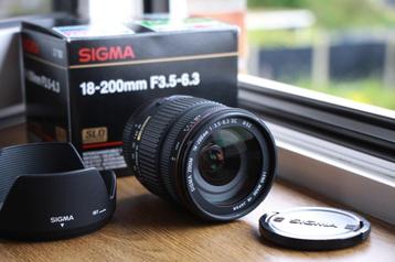 Sigma DC 18-200mm F3.5-6.3 Pentax KAF  beschikbaar voor biedingen