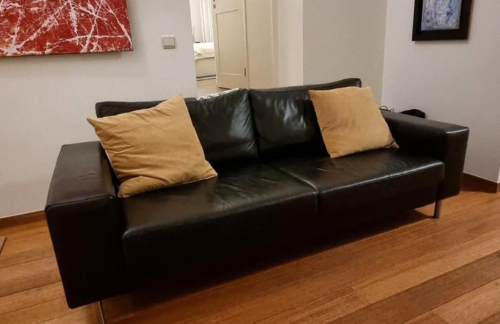 canape, Maison & Meubles, Canapés | Salons, Comme neuf, Trois personnes, 200 à 250 cm, 75 à 100 cm, Cuir, Enlèvement