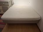 Twijfelaar bed, lit double 1m40x2m, Huis en Inrichting, Slaapkamer | Bedden, Ophalen, Gebruikt, 140 cm, Twijfelaar