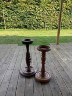 Houten asbak staanders, Ophalen