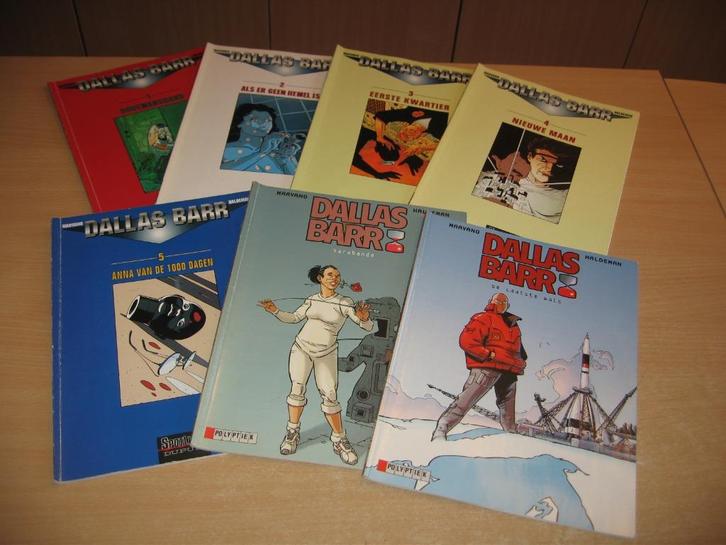 Dallas Barr : Complete reeks in 7 delen., Boeken, Stripverhalen, Gelezen, Complete serie of reeks, Ophalen of Verzenden