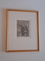 Originele ets Denise De Bondt - brandweer - genummerd 32/50, Ophalen