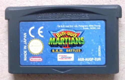 Butt Ugly Martians B.K.M. Battles voor de Gameboy Advance, Consoles de jeu & Jeux vidéo, Jeux | Nintendo Game Boy, Utilisé, Enlèvement ou Envoi