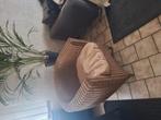Rotan clubzetel, Huis en Inrichting, Zetels | Zetels en Chaises Longues, Ophalen, Zo goed als nieuw
