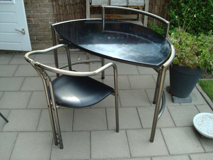 VINTAGE HOT-ROD STIJL BUREAU 1960/70, Huis en Inrichting, Bureaus, Gebruikt, Bureau, Ophalen