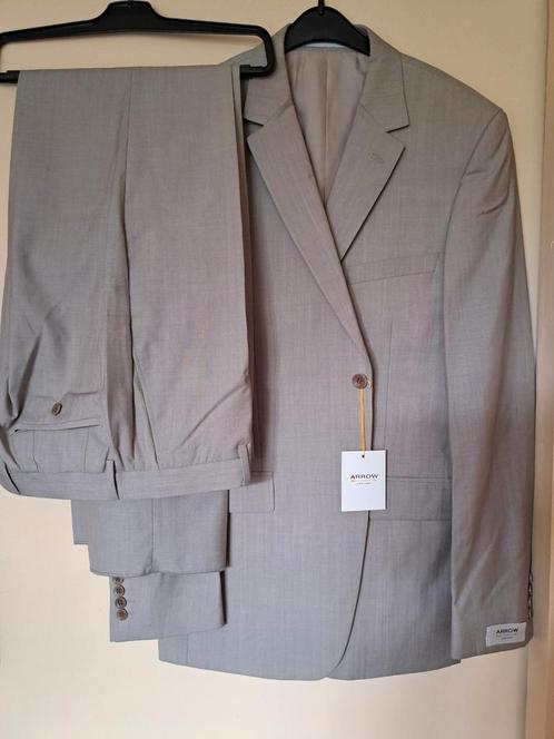 Arrow - Nieuw beige costume, maat 52, Kleding | Heren, Kostuums en vesten, Nieuw, Maat 52/54 (L), Beige, Ophalen of Verzenden