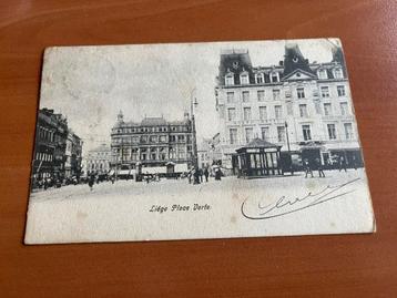 Carte postale Liège: Place verte -1905 beschikbaar voor biedingen