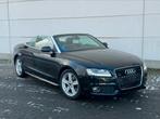 Audi A5 2.0TFSI Quattro Automaat S-Line, Auto's, Audi, Automaat, Zwart, Cabriolet, Zwart