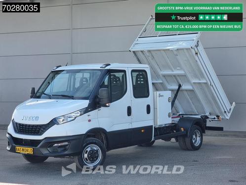 Iveco Daily 35C16 3.0L Open Laadbak met Kist Dubbel Cabine D, Auto's, Bestelwagens en Lichte vracht, Bedrijf, Te koop, Airconditioning