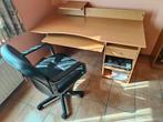 Bureau met stoel en plank., Ophalen, Gebruikt, Bureau