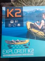 K2 explorer Intex opblaasbare kano 2 persoons, Sports nautiques & Bateaux, Canoës, Comme neuf, Enlèvement