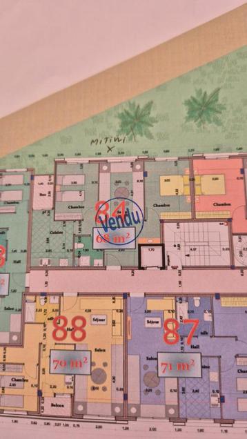 Tangier (Marokko) 2 appartementen op kaart beschikbaar voor biedingen