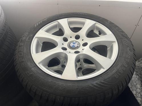 BMW LM Velgen + Dunlop SP Wintersport 205-55-16, 7mm, Auto-onderdelen, Banden en Velgen, Banden en Velgen, Winterbanden, 16 inch
