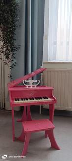 Hape speelgoed vleugelpiano (roze), Ophalen, Zo goed als nieuw