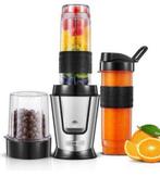 Blender to-go Smoothie 500W Mixer + koffiemolen + flessen, Ophalen of Verzenden, Nieuw, Blender to go