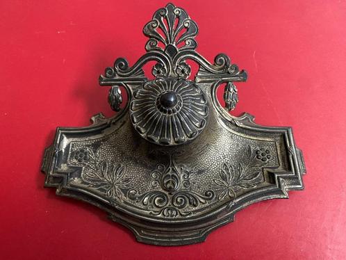 Inktstel Art Nouveau (ca 1900) - Zinklegering, Antiek en Kunst, Curiosa en Brocante, Ophalen of Verzenden