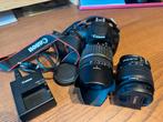 Canon EOS 1200d + 2 lenzen, Ophalen of Verzenden, Zo goed als nieuw, Canon