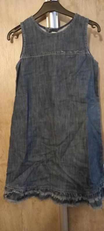 jeans jurk overgooier Blue Bay maat 128 beschikbaar voor biedingen
