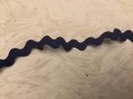 2 m donkerblauw sierlint naaigerief naaien lint kinderkledij, Hobby en Vrije tijd, Ophalen of Verzenden