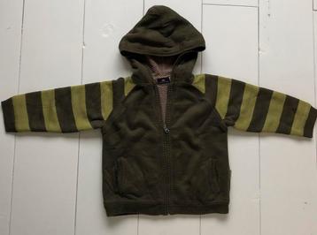 hoodie vestje Sergeant Major 98 groen gestreept, Gebruikt, Trui of Vest, Ophalen of Verzenden, Sergeant Major