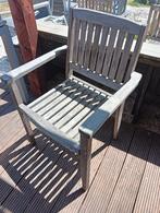 Houten tuinstoelen - 8 stuks, Tuin en Terras, Ophalen, Gebruikt, Hout, Stapelbaar