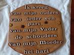 Wandbord, Ophalen of Verzenden, Zo goed als nieuw