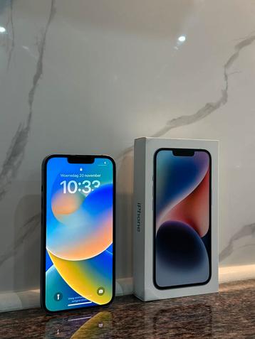 Iphone 14 - blauw - 128gb - goede staat beschikbaar voor biedingen