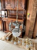 Moderne hanglamp chroom, Huis en Inrichting, Ophalen, Gebruikt