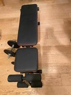 fitness Bench, 42 kg gewichten, 2 kleine bars, Ophalen, Zo goed als nieuw, Buik, Fitnessbank