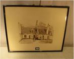 Prachtige Tekening 'Oud Begijnhof' - Delbaere, Ophalen of Verzenden