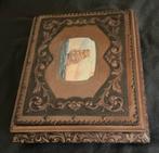 Lederen vintage juwelenkist, Antiek en Kunst, Ophalen