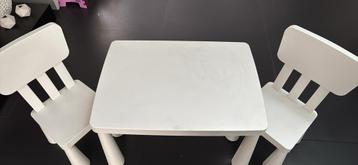 Ikea kindertafel en 2 stoelen, Enlèvement, Chaise(s)