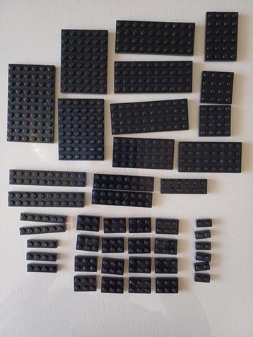 Lotje Lego zwarte platte basis steentjes zie objecten beschikbaar voor biedingen