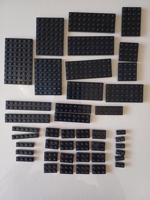 Lotje Lego zwarte platte basis steentjes zie objecten, Kinderen en Baby's, Speelgoed | Duplo en Lego, Gebruikt, Lego, Ophalen