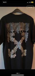 T shirt off white, Kleding | Heren, Ophalen, Maat 52/54 (L), Zwart, Zo goed als nieuw