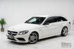 Mercedes C63 AMG break 4.0 Bi-Turbo! Designo, Memory, Full!, Auto's, Mercedes-Benz, Automaat, 4 deurs, Achterwielaandrijving, Wit