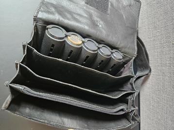 Echt zwart leren portemonnee voor barserver beschikbaar voor biedingen