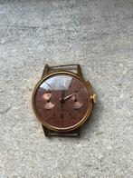 Oude chronograaf horloge, Handtassen en Accessoires, Horloges | Antiek, Overige materialen, Polshorloge, 1960 of later, Ophalen