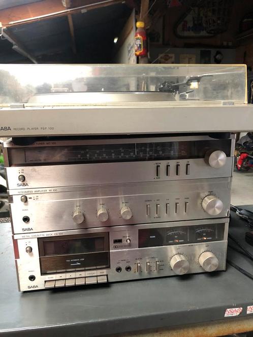 SABA PSP MT MI CD 100 vinyl ampli tuner, Audio, Tv en Foto, Tuners, Ophalen