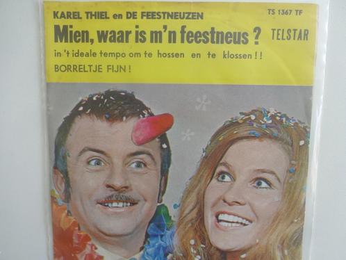 Karel Thiel & De Feestneuzen - Mien, Où est ma fête Neus ?, CD & DVD, Vinyles Singles, Single, Enlèvement ou Envoi
