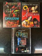 3 dvd’s van Cirque du Soleil Alegria, Dralion en Quidam, Cd's en Dvd's, Ophalen of Verzenden, Gebruikt