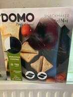 Domo Snackmaker 2 in 1 croque-wafel- kleur zwart, Elektronische apparatuur, Wafelijzers, Ophalen, Uitneembare platen, Nieuw