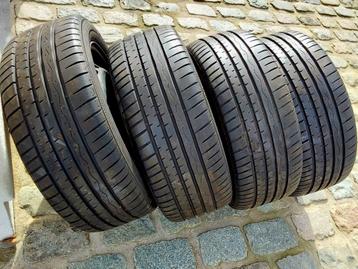 4 très bons pneus été 195/50-15 avec 6 et 5,5 mm de profil, 15 pouces, Pneus et Jantes, Pneus été, Enlèvement