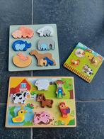 3 houten puzzels dieren, Enlèvement