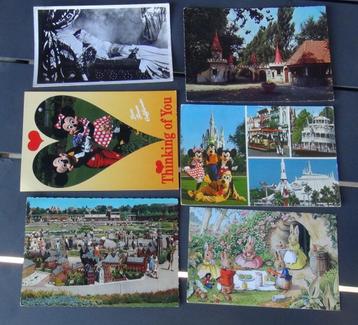 Postkaarten verschillende pretparken beschikbaar voor biedingen