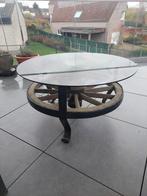 tuintafel, Tuin en Terras, Ophalen, Gebruikt, Rond, Hout