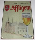 AFFLIGEM BIER : Metalen Bord Affligem Abdijbier - Anno 1074, Verzamelen, Verzenden, Nieuw, Reclamebord, Plaat of Schild, Overige merken